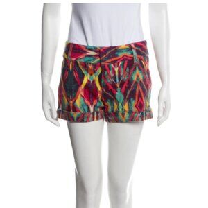 Alice + Olivia Printed Mini Shorts Size: XS | US 0